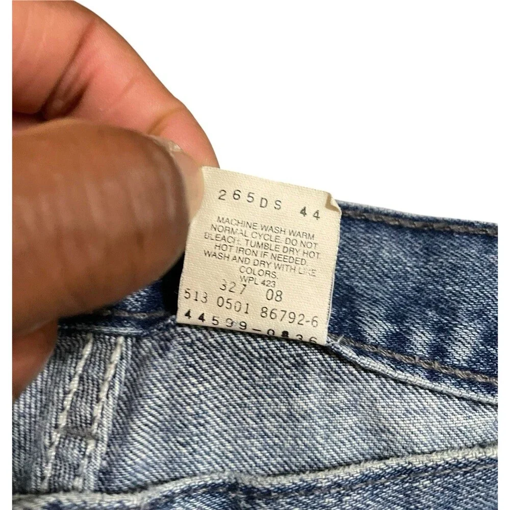 Vintage Y2K Levi’s Silvertab Baggy Fit Blue Denim Jeans Size 38x34 Skater Grunge